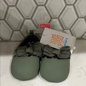 NWT: Green Baby Shoes
